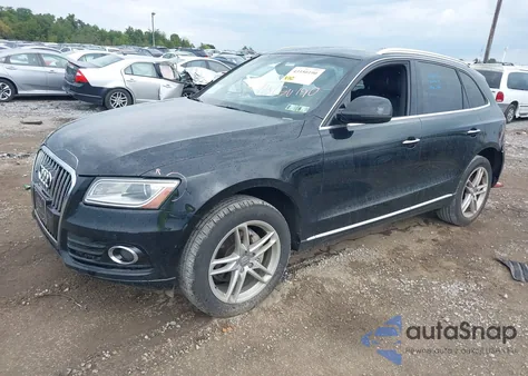 2016 Audi Q5 2.0T Premium из США, поврежденный, VIN WA1L2AFP9GA080382